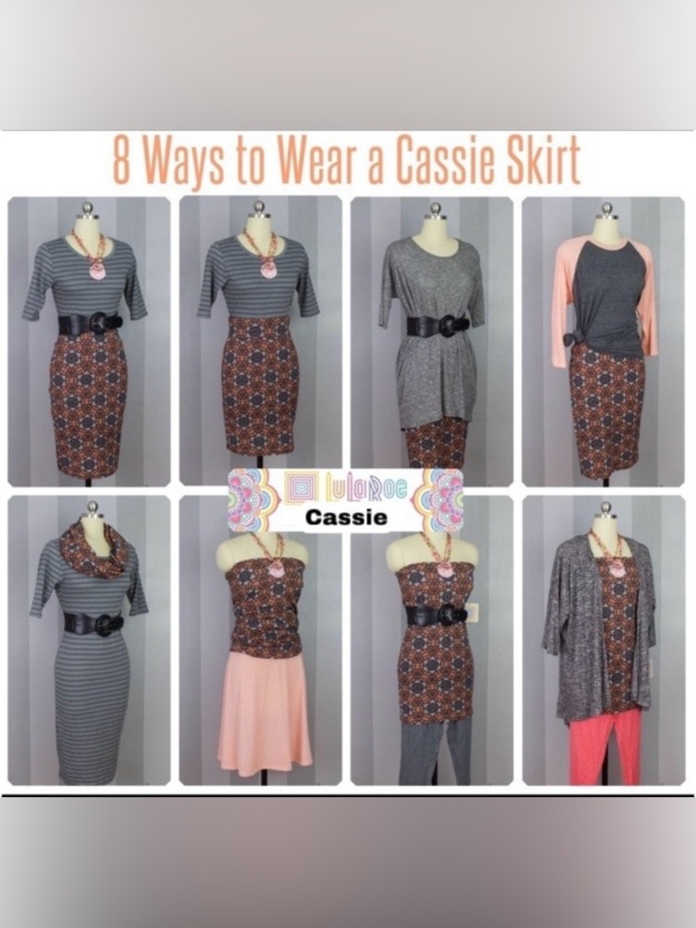 9091 - LuLaRoe Small Cassie Skirt NWT - Picture 9 of 9